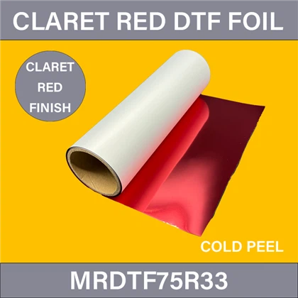 Claret Red DTF Transfer Fólie
